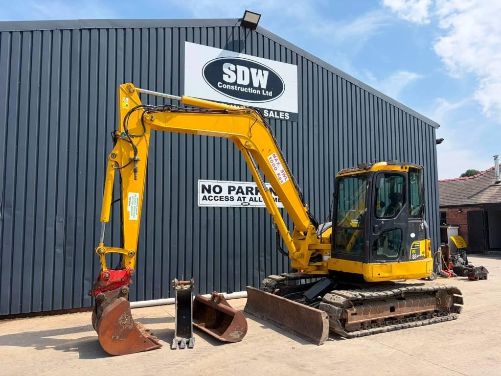Komatsu PC 88 MR Midi excavators  7t - 12t