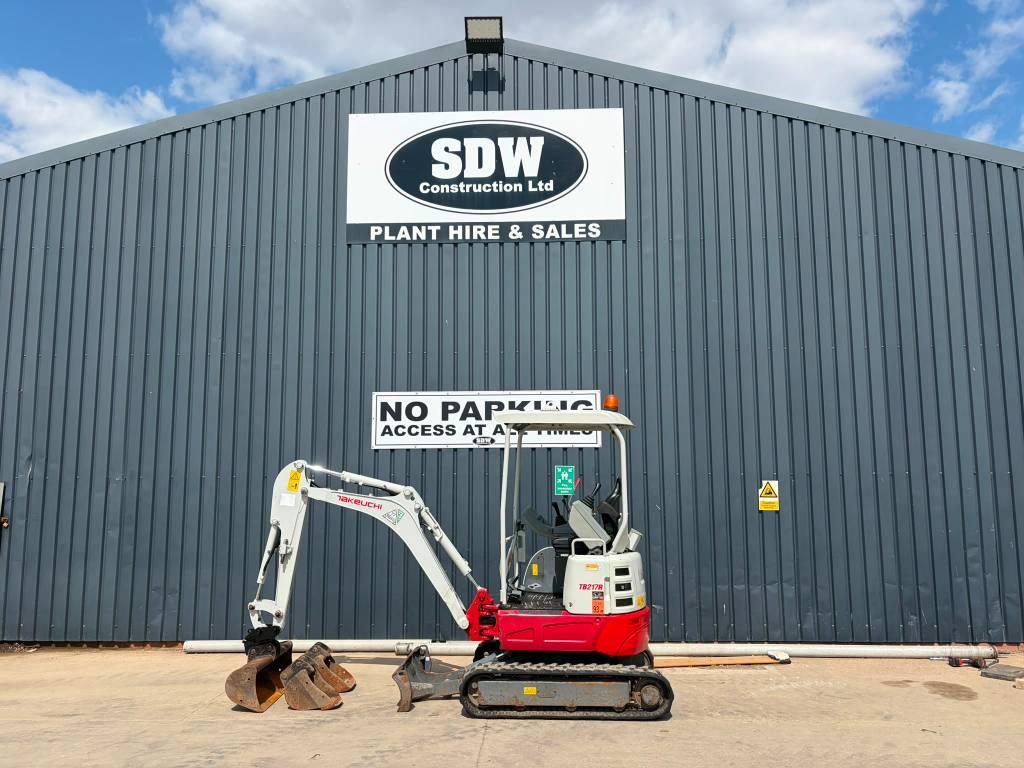 Takeuchi TB 217 R Mini excavators < 7t (Mini diggers)